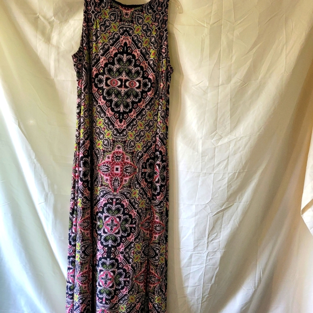 18w London Times black Maxi dress